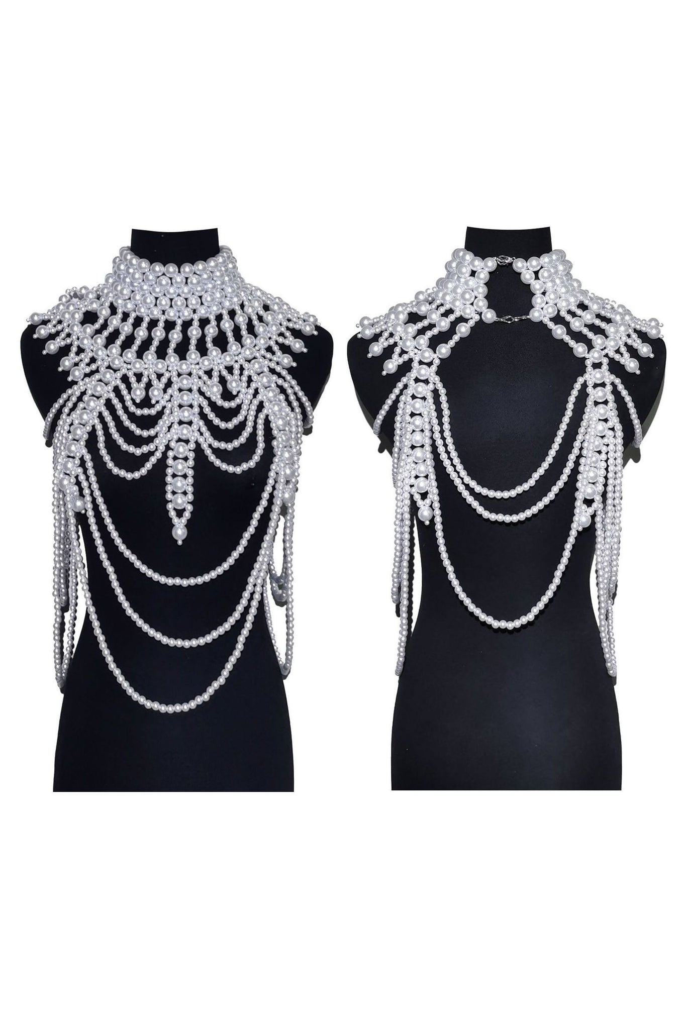 Pearl Necklace Body Cover Chain