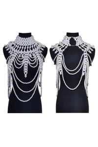 Pearl Necklace Body Cover Chain