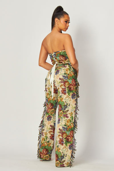 Boho Floral Print Set