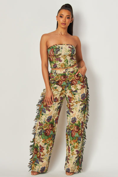 Boho Floral Print Set