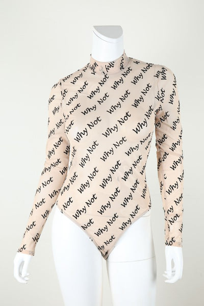 Why Not Mesh Bodysuit (leggings not included)