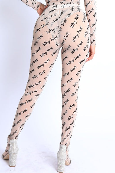 Why Not Mesh Leggings (bodysuit not included)