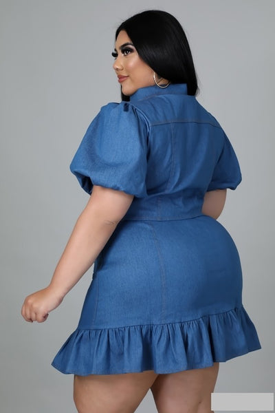 Sky Babe Skirt Set (Curvy)