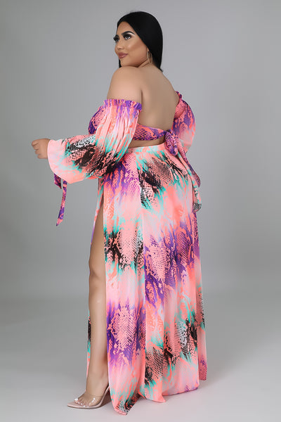 Beach Escape Skirt Set (Curvy)