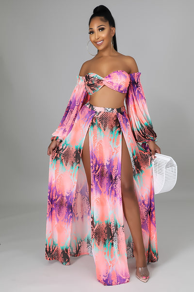 Beach Escape Skirt Set