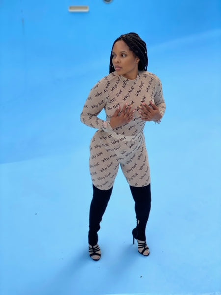 Why Not Mesh Bodysuit (leggings not included)
