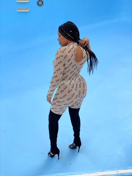 Why Not Mesh Bodysuit (leggings not included)