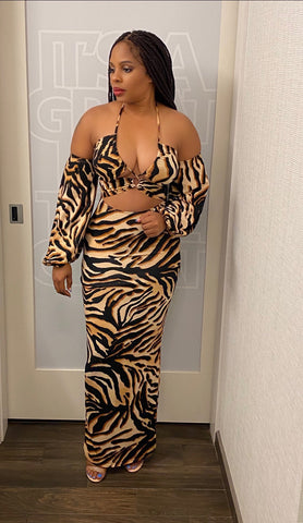 Tiger Stripes dress